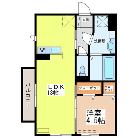 ラニー　ラグーンの物件間取画像